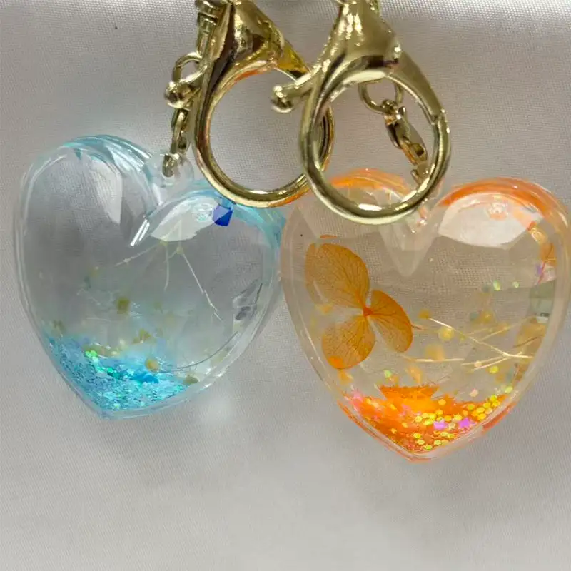 Diamond Heart Flytande nyckelring